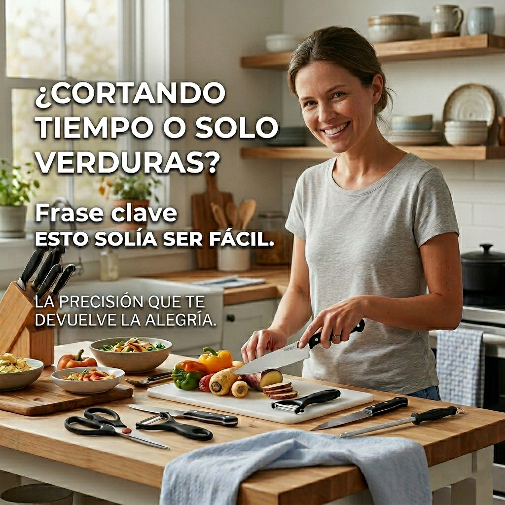 SET DE CUCHILLOS COCINA 9 EN 1